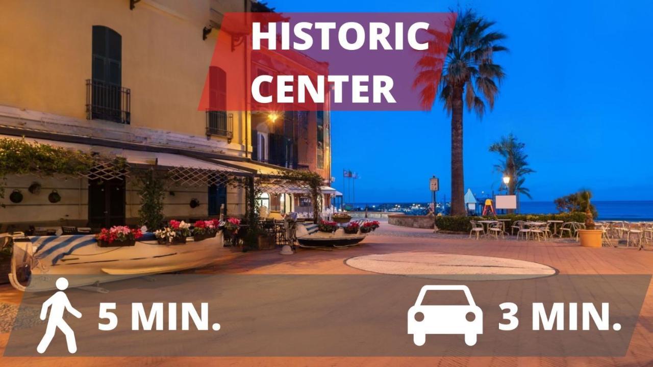 Vista Mare & 300Mt Da Spiaggia Con Freeparking E Ac Laigueglia Exterior foto